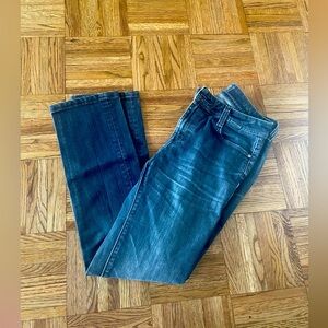 DL1961 Grace Mid Rise Straight Jeans Size 28 Medium Wash